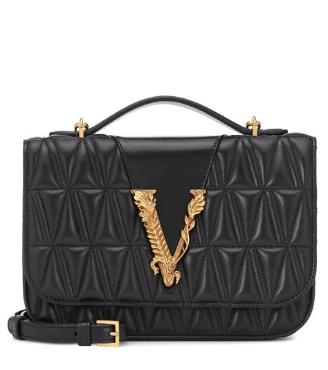 versace black handbag|Versace shoulder bag sale.